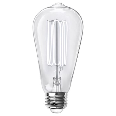ST19 E26 Medium Filament LED Bulb Daylight 40 Watt Equivalence